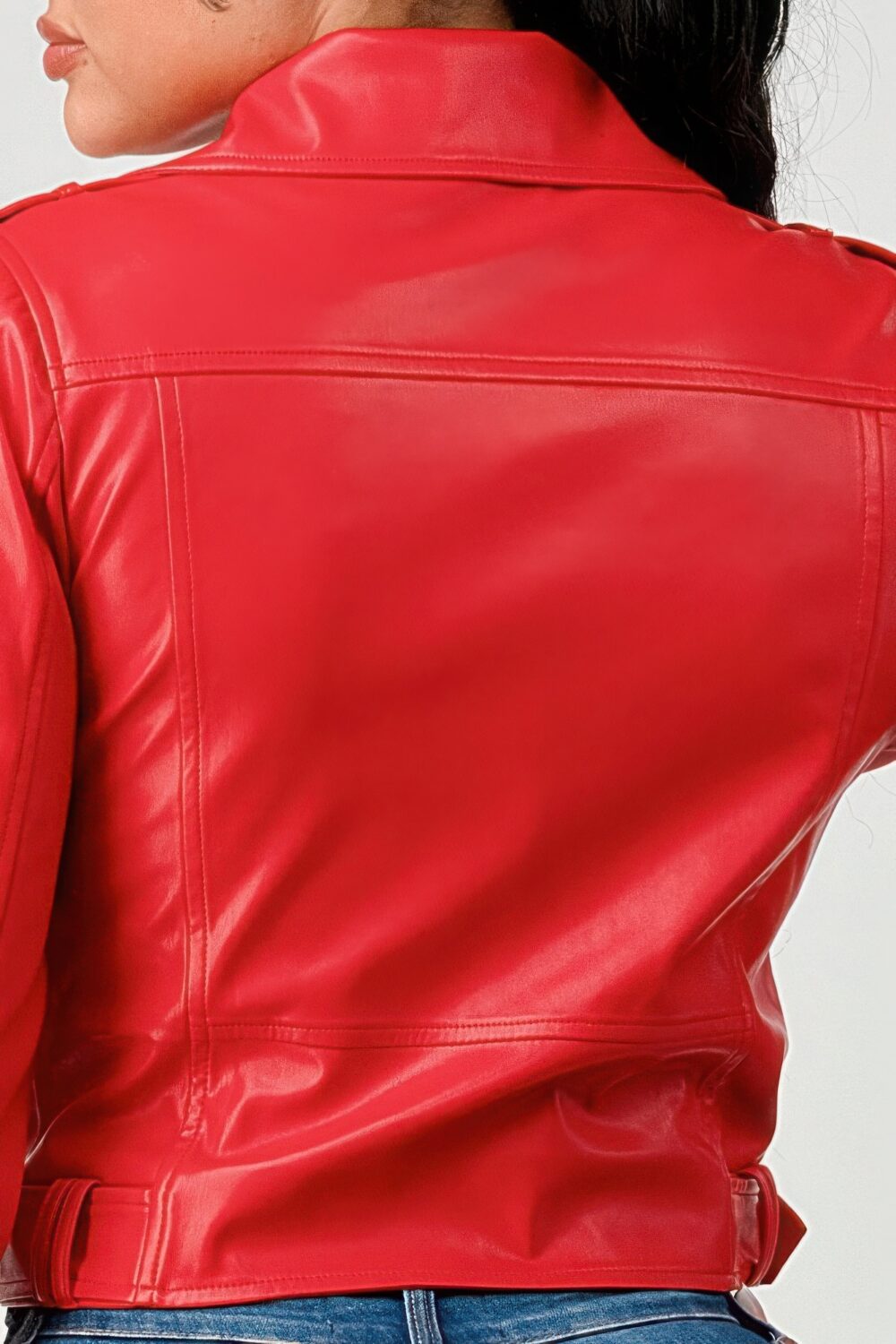 Pu Leather Jacket - Image 6